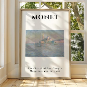 Claude Monet Poster - Monet Watercolour Art Print - Monet Print - Vintage French Home Decor - Famous Art - Impressionism Art - Gallery Art