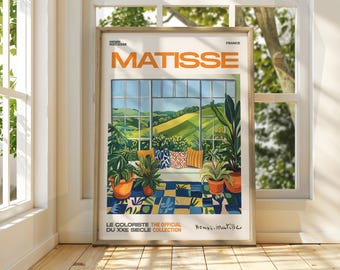 Henri Matisse Floral Patio Exhibition Print - Fauvism Gallery Art