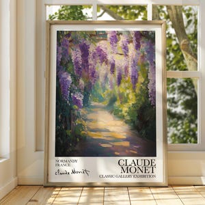 Claude Monet Poster - Monet Watercolour Art Print - Monet Print - Vintage French Home Decor - Famous Art - Impressionism Art - Gallery Art