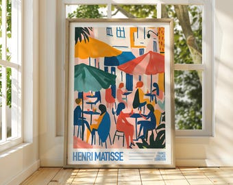 Henri Matisse Exhibition Print – Coffee Shop Art Poster