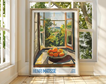 Henri Matisse Exhibition Poster - Open Window Fauvism Art Print