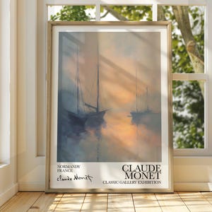 Claude Monet Poster - Monet Watercolour Art Print - Monet Print - Vintage French Home Decor - Famous Art - Impressionism Art - Gallery Art