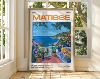 Henri Matisse Coastal Terrace Exhibition Art Print