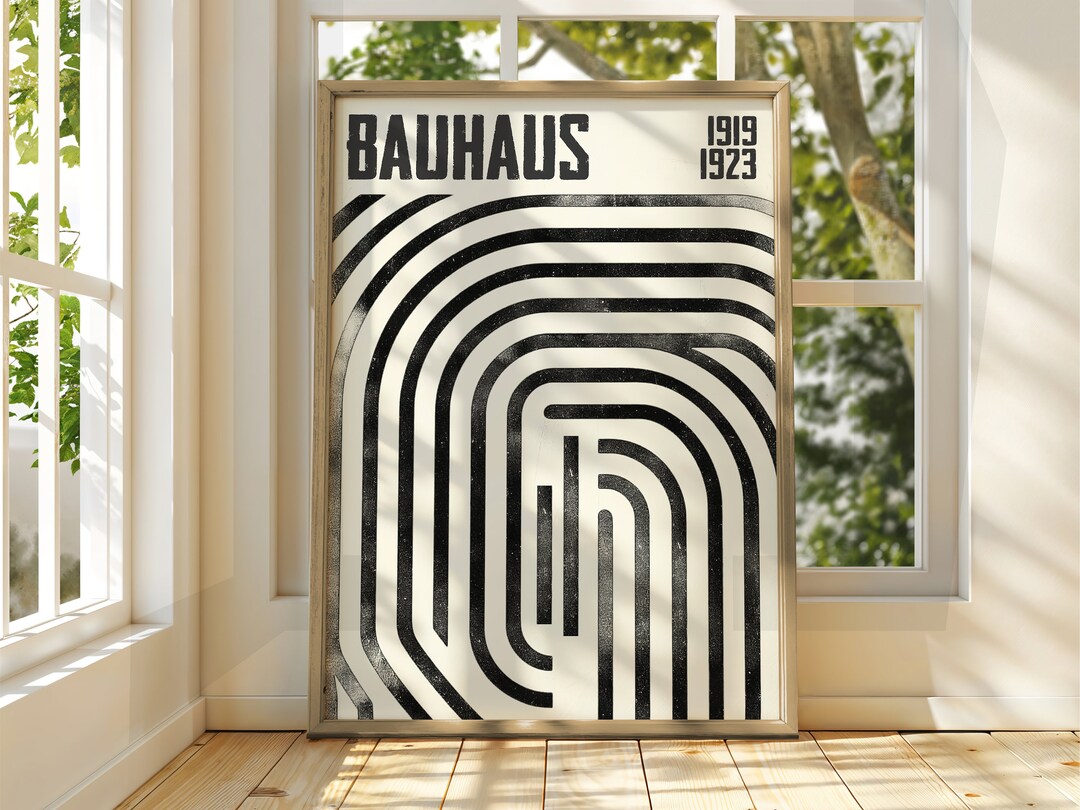 Bauhaus Art Print - Bauhaus Poster - Bauhaus Wall Art - Bauhaus ...