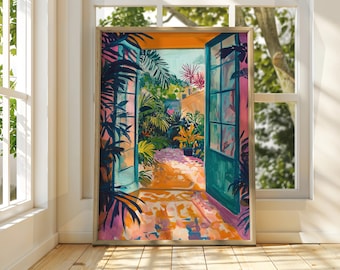 Henri Matisse Patio Doors Art - Exhibition Poster - Gallery Print - Classic Art Print - Matisse Art - Henri Matisse Print - Fauvism Painting