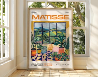 Henri Matisse Floral Art Print - Fauvism Exhibition Poster