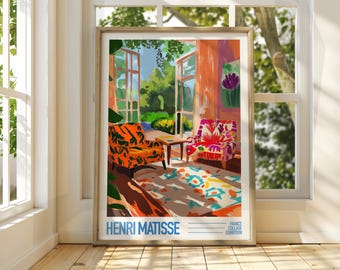 Henri Matisse Floral Art Print - Modern Gallery Wall Decor