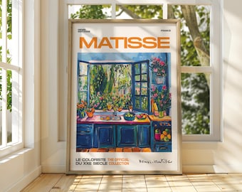 Lámina artística de Henri Matisse para la cocina - Póster de exposición a color