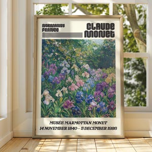 Claude Monet Poster - Monet Watercolour Art Print - Monet Print - Vintage French Home Decor - Famous Art - Impressionism Art - Gallery Art