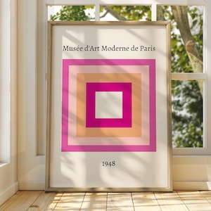 Musée d&#39;Art Moderne de Paris Poster - Exhibition Poster - Gallery Print - Classic French Art - Classic Art - Modern Art Wall Art - French