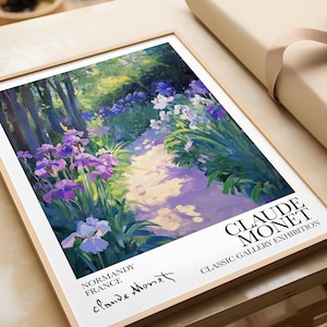 Claude Monet Poster - Monet Watercolour Art Print - Monet Print - Vintage French Home Decor - Famous Art - Impressionism Art - Gallery Art