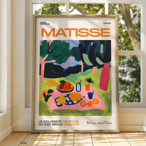 Henri Matisse Picnic Garden Art - Exhibition Print - Gallery Print - Classic Art Print - Matisse Art - Henri Matisse Print - Fauvism Art