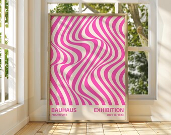 Bauhaus Exhibition Art Print: Geometric Gallery Wall Decor