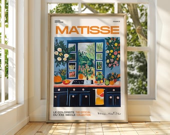 Póster de la exposición de cocinas de Henri Matisse – Impresión artística para pared de galería