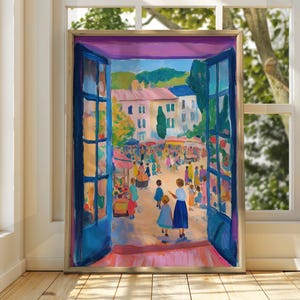 Henri Matisse Style Street Art - Exhibition Print - Gallery Print - Classic Art Print - Matisse Art - Henri Matisse Print - Fauvism Painting