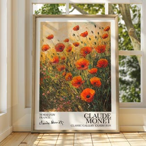 Claude Monet Poster - Monet Watercolour Art Print - Monet Print - Vintage French Home Decor - Famous Art - Impressionism Art - Gallery Art
