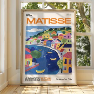 Harbour Henri Matisse - Exhibition Poster - Gallery Print - Coastal Art Print - Matisse Art - Henri Matisse Print - Fauvism Painting Boats