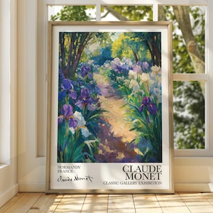 Claude Monet Poster - Monet Watercolour Art Print - Monet Print - Vintage French Home Decor - Famous Art - Impressionism Art - Gallery Art
