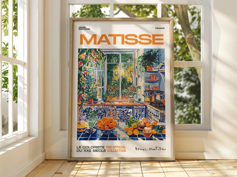 Matisse Kitchen Henri Matisse Kitchen Poster - Exhibition Poster - Gallery Print ...