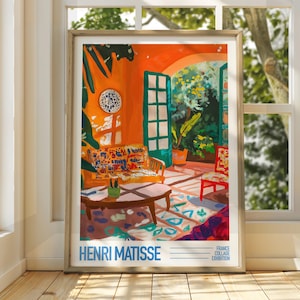 Henri Matisse, Przytulny pokój, Sztuka - Wydruk wystawowy - Wydruk galeryjny - Klasyczny wydruk artystyczny - Sztuka Matisse&#39;a - Wydruk Henri Matisse&#39;a - Sztuka do salonu