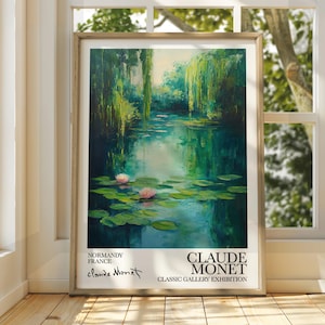 Claude Monet Poster - Monet Watercolour Art Print - Monet Print - Vintage French Home Decor - Famous Art - Impressionism Art - Gallery Art