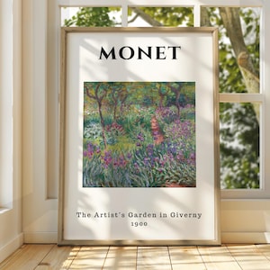 Claude Monet Poster - Monet Watercolour Art Print - Monet Print - Vintage French Home Decor - Famous Art - Impressionism Art - Gallery Art