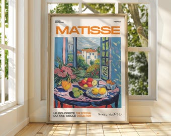 Henri Matisse Floral Art Print - Fauvism Exhibition Poster