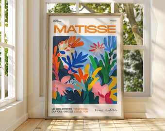 Manifesto della mostra floreale di Henri Matisse – Stampa artistica di qualità museale