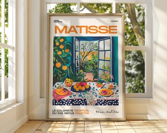 Henri Matisse Floral Exhibition Print - Fauvism Gallery Art