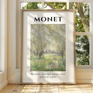Claude Monet Poster - Monet Watercolour Art Print - Monet Print - Vintage French Home Decor - Famous Art - Impressionism Art - Gallery Art