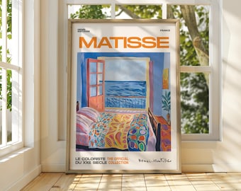 Henri Matisse Floral Patio Exhibition Print - Fauvism Art