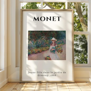 Claude Monet Poster - Monet Watercolour Art Print - Monet Print - Vintage French Home Decor - Famous Art - Impressionism Art - Gallery Art