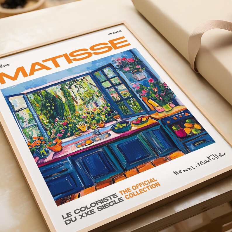 Matisse Kitchen Henri Matisse Kitchen Art Print - Colorful Exhibition Poster - Etsy