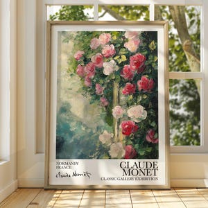 Claude Monet Poster - Monet Watercolour Art Print - Monet Print - Vintage French Home Decor - Famous Art - Impressionism Art - Gallery Art