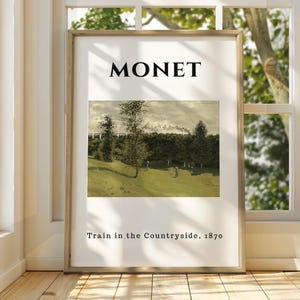 Claude Monet Poster - Monet Watercolour Art Print - Monet Print - Vintage French Home Decor - Famous Art - Impressionism Art - Gallery Art