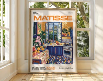 Lámina artística de Henri Matisse para la cocina – Póster de exposición a color