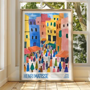 Henri Matisse Style Street Art - Exhibition Print - Gallery Print - Classic Art Print - Matisse Art - Henri Matisse Print - Fauvism Painting