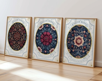 William Morris Floral Art Print Set – Museum Grade Exhibition Posters