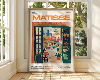Henri Matisse Exhibition Poster – Coffee Shop Art Print