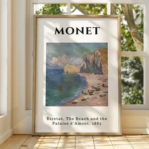 Claude Monet Poster - Monet Watercolour Art Print - Monet Print - Vintage French Home Decor - Famous Art - Impressionism Art - Gallery Art