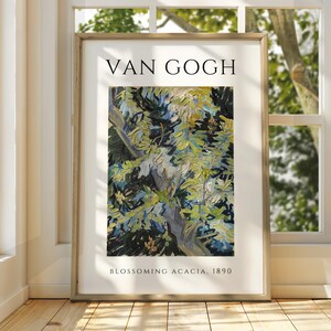 Vincent Van Gogh Kunst - Van Gogh Feld Wandkunst - Berühmter Kunstdruck - Van Gogh Druck - Sternenklare Nacht - Van Gogh Himmel Kunst - Van Gogh Malerei