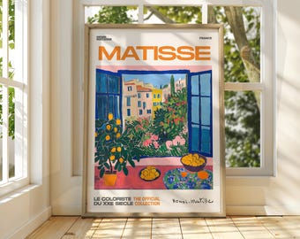 Henri Matisse Floral Art Print - Fauvism Exhibition Poster