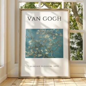 Vincent Van Gogh Kunst - Mandelblüten Kunst - Berühmter Kunstdruck - Van Gogh Druck - Sternennacht - Van Gogh Himmel Kunst - Van Gogh Gemälde Floral