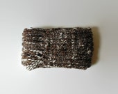Marl Brown Wool Scarf