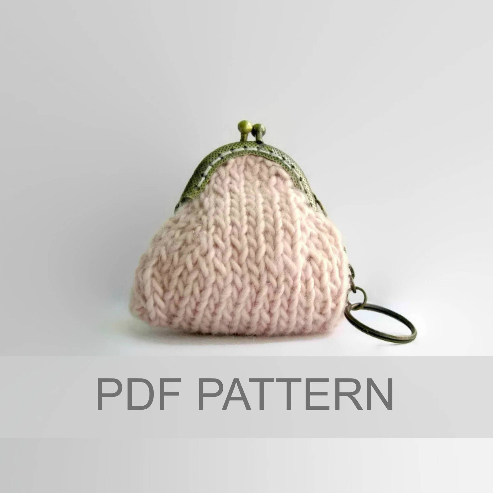 PDF Knitting Pattern Coin Purse Etsy