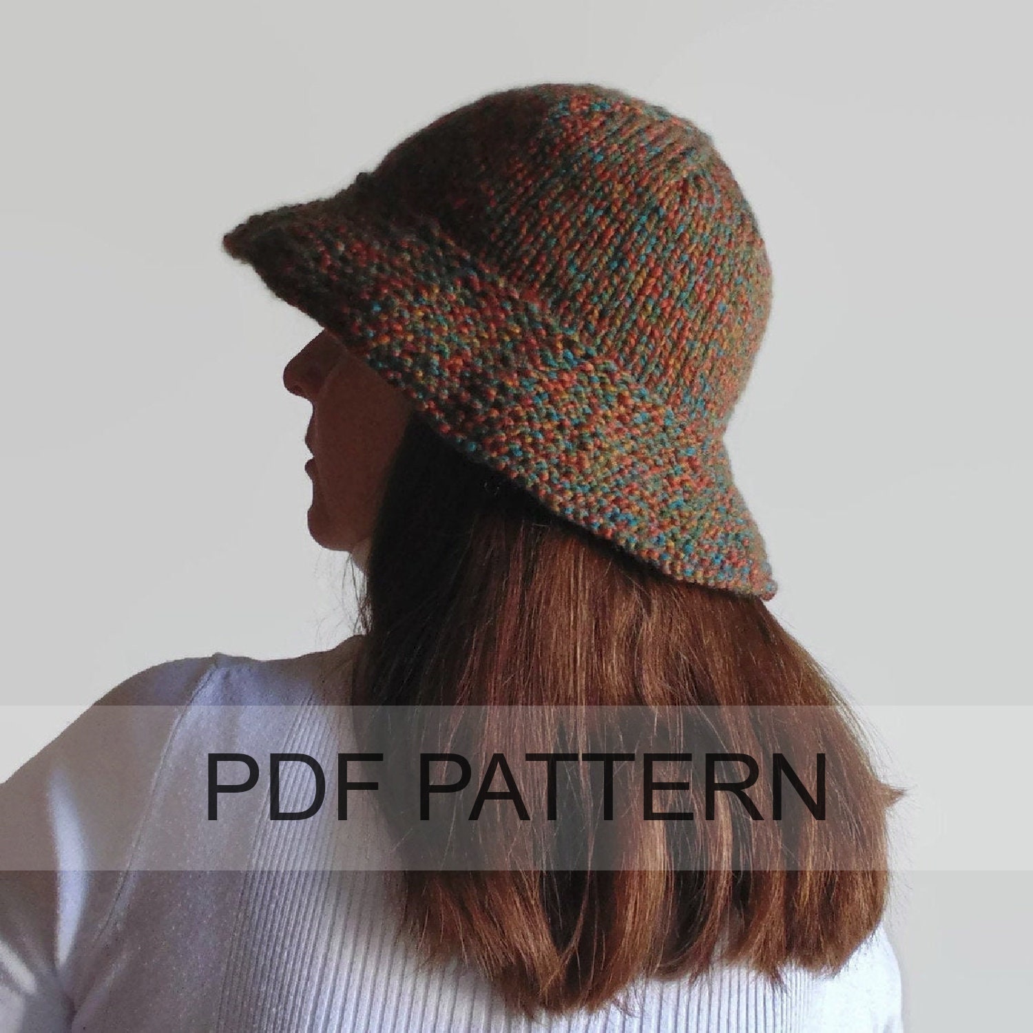 Bucket Hat PDF Knitting Pattern How to Make a Bucket Hat Etsy