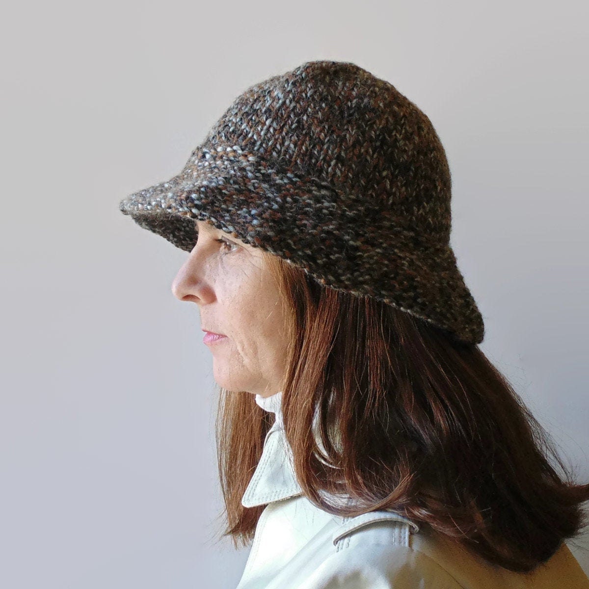 Bucket Hat PDF Knitting Pattern Etsy