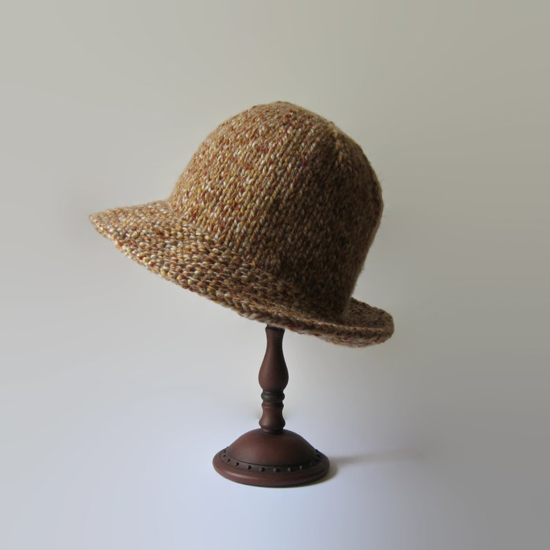 Patrón de tejido Bucket Hat PDF, Cómo hacer un sombrero Cloche, Descarga instantánea, Tutorial digital image 6