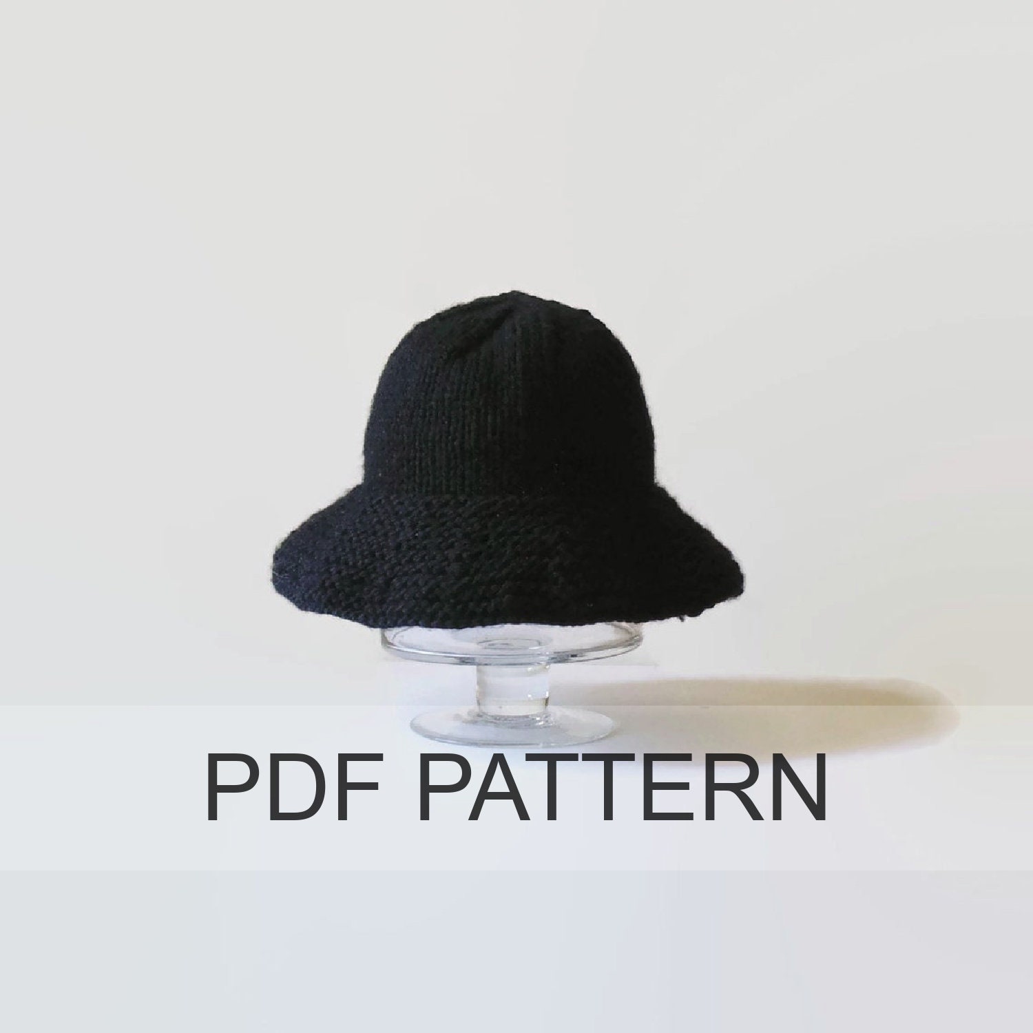 Bucket Hat PDF Knitting Pattern Etsy