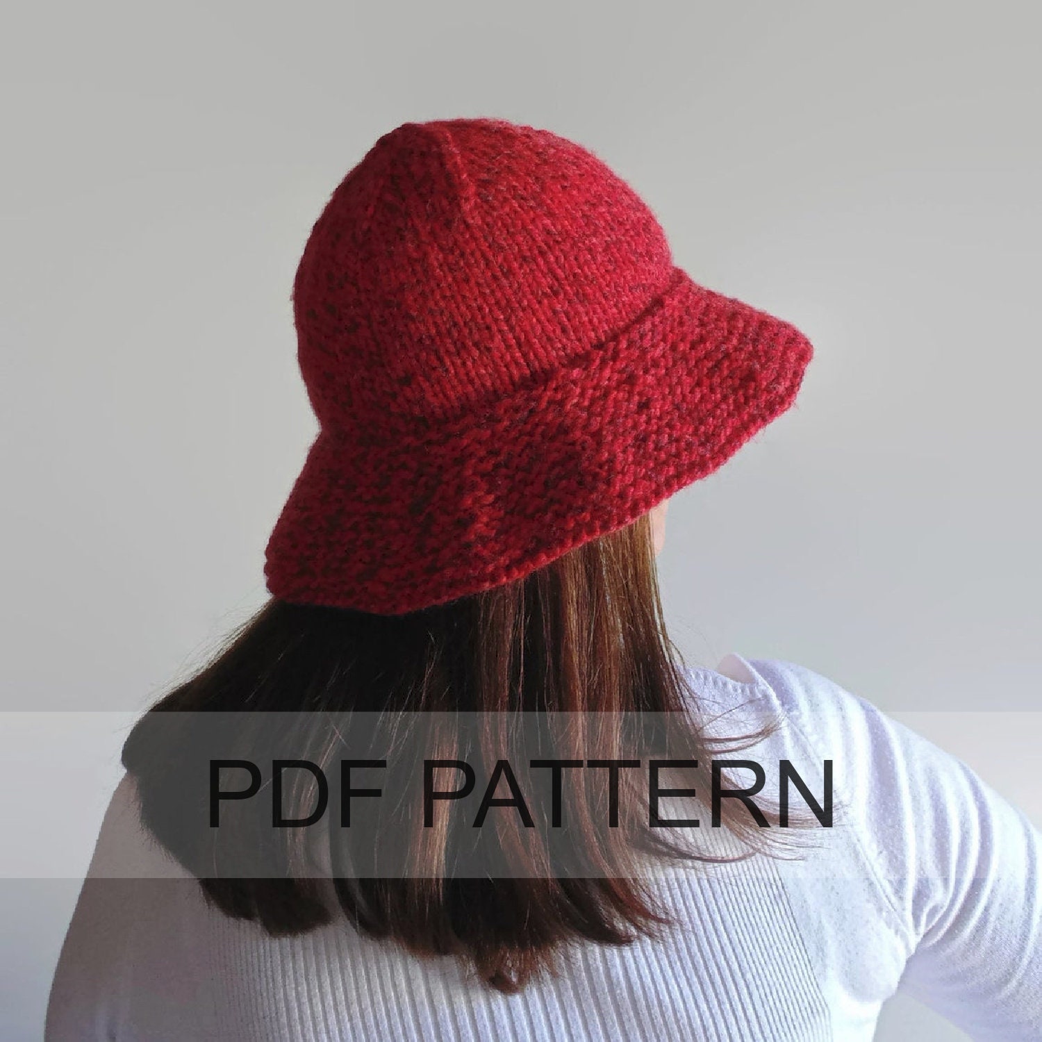 Bucket Hat PDF Knitting Pattern Etsy